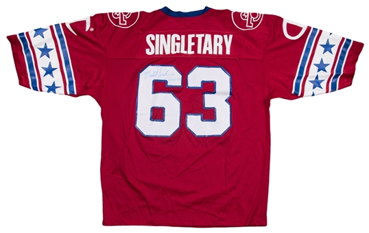 1981 Mike Singletary Game Used, Signed & Inscribed Japan Bowl Jersey (Singletary LOA)